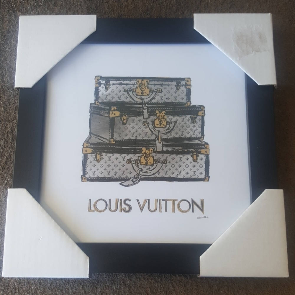 Fairchild Paris Louis Vuitton Trunk Wall Art 12x12